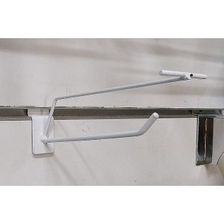 Гачок в економпанель на 150мм. d4мм з цінникотримачем